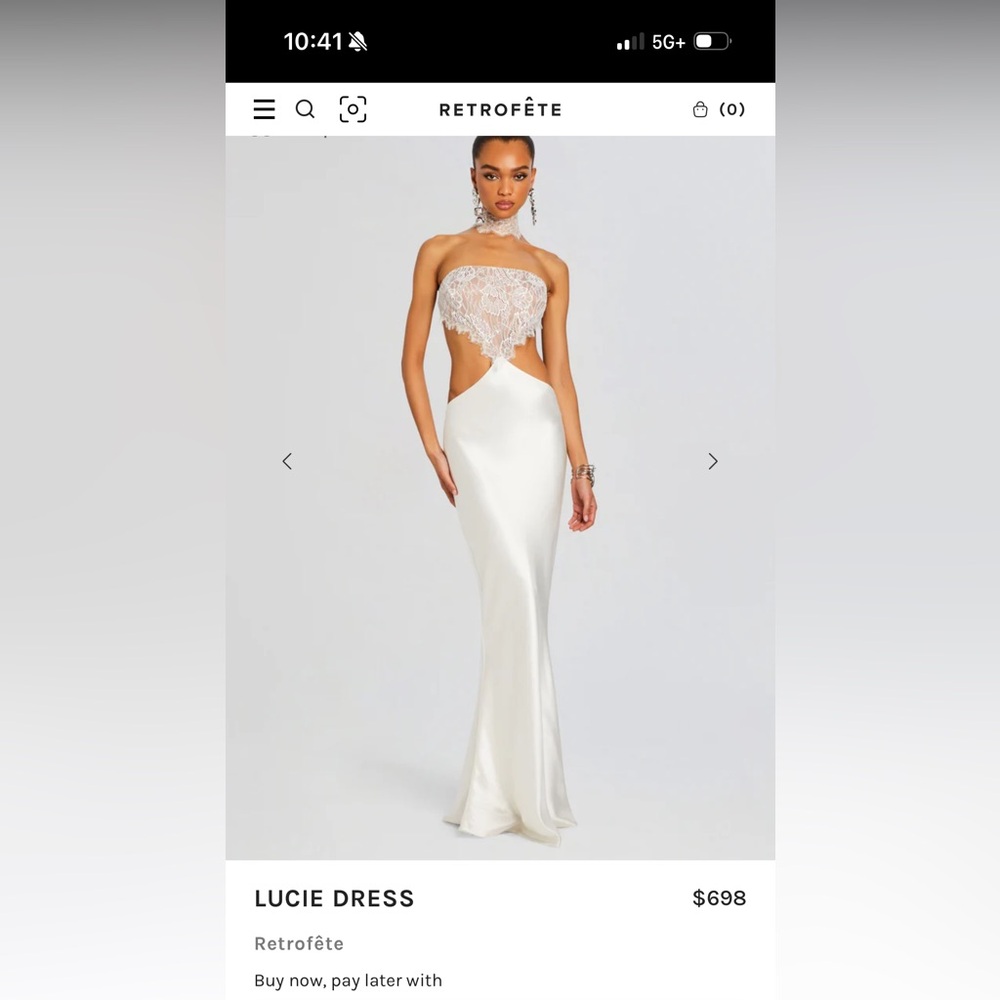 Retrofête White Lucie Dress
